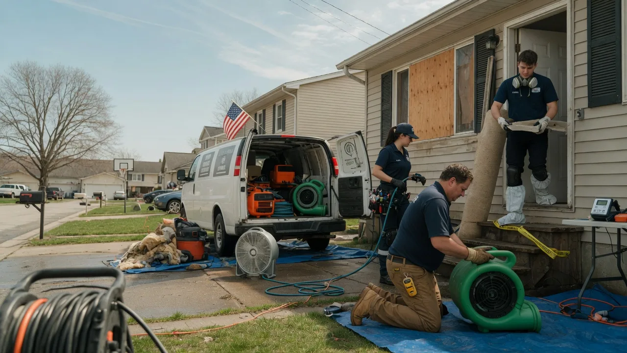 Water Damage Restoration in The Plains, OH near me